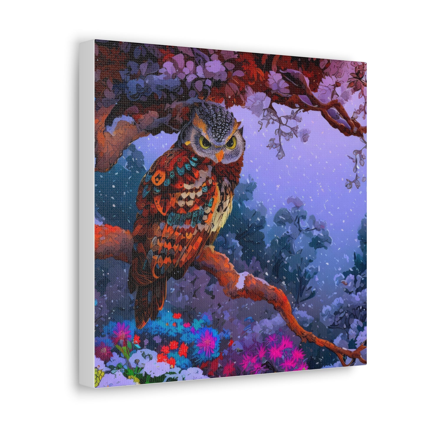 Wyoming Owl  - Canvas Wall Art