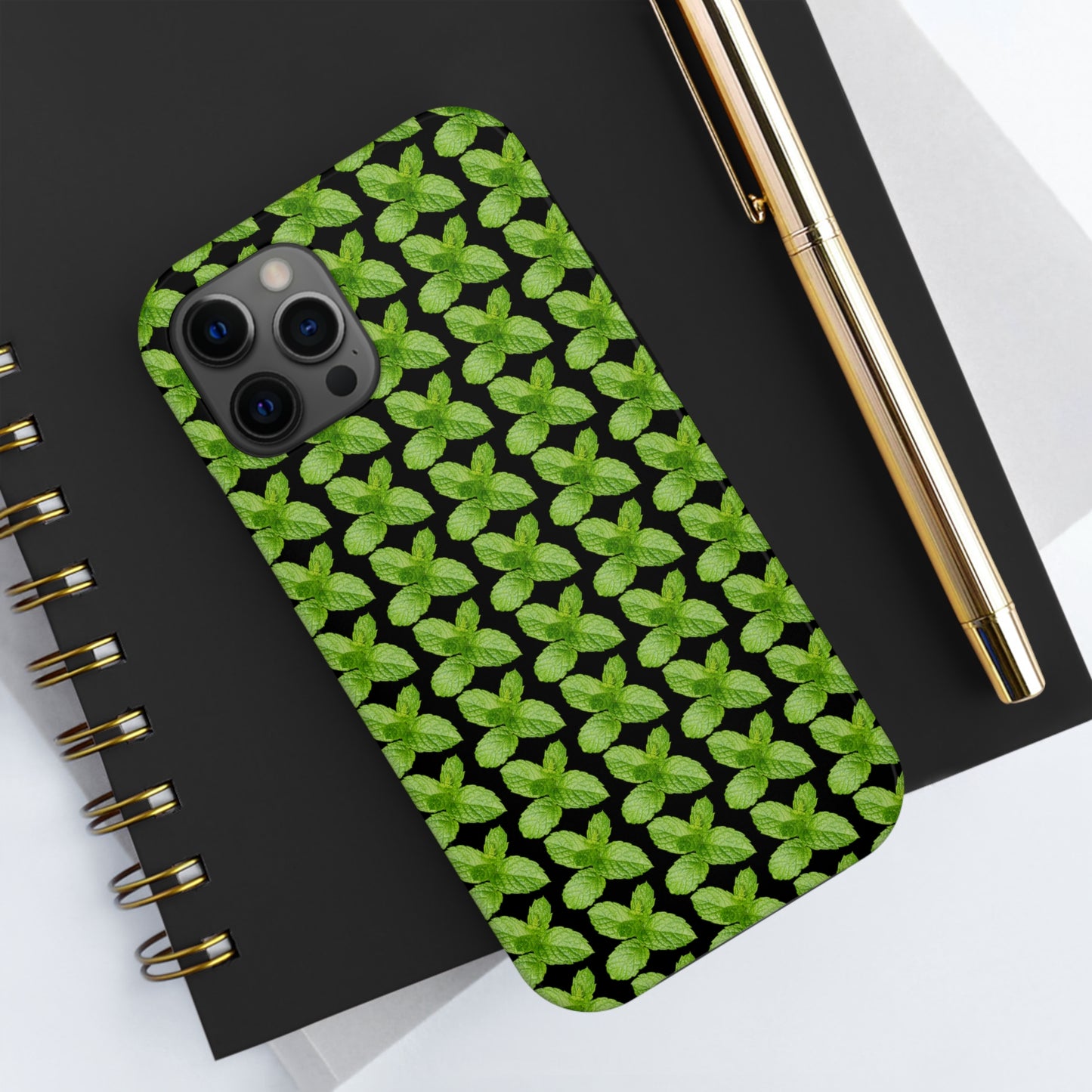 Mint Black Tough Phone Case