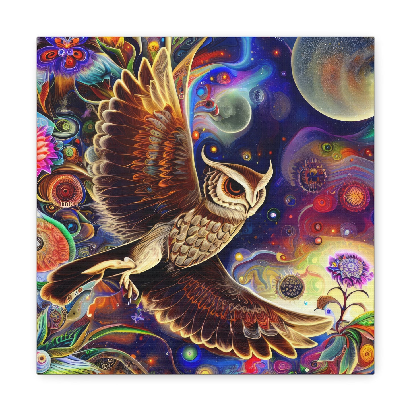 Michigan Owl - Canvas Wall Art