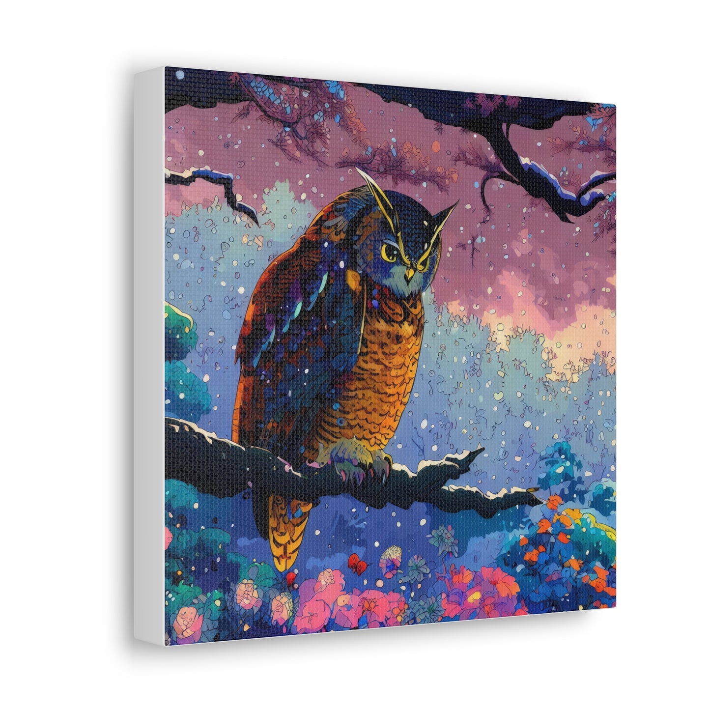 New Mexico Owl  - Canvas Wall Art