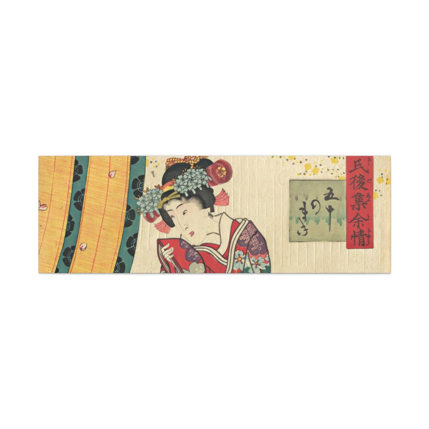 Utagawa Kunisada - Parody of the Third Princess and Kashiwagi Wall Art