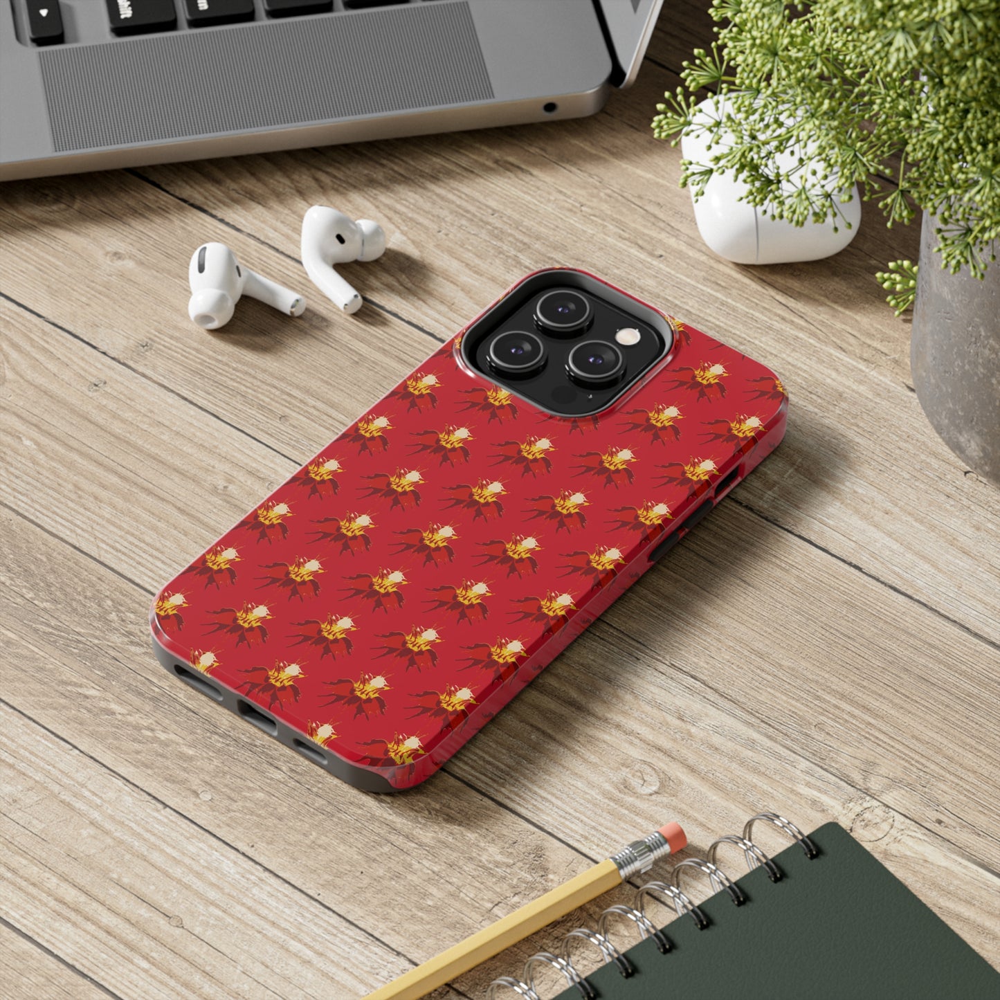 Orchid Sepal Red Tough Phone Case