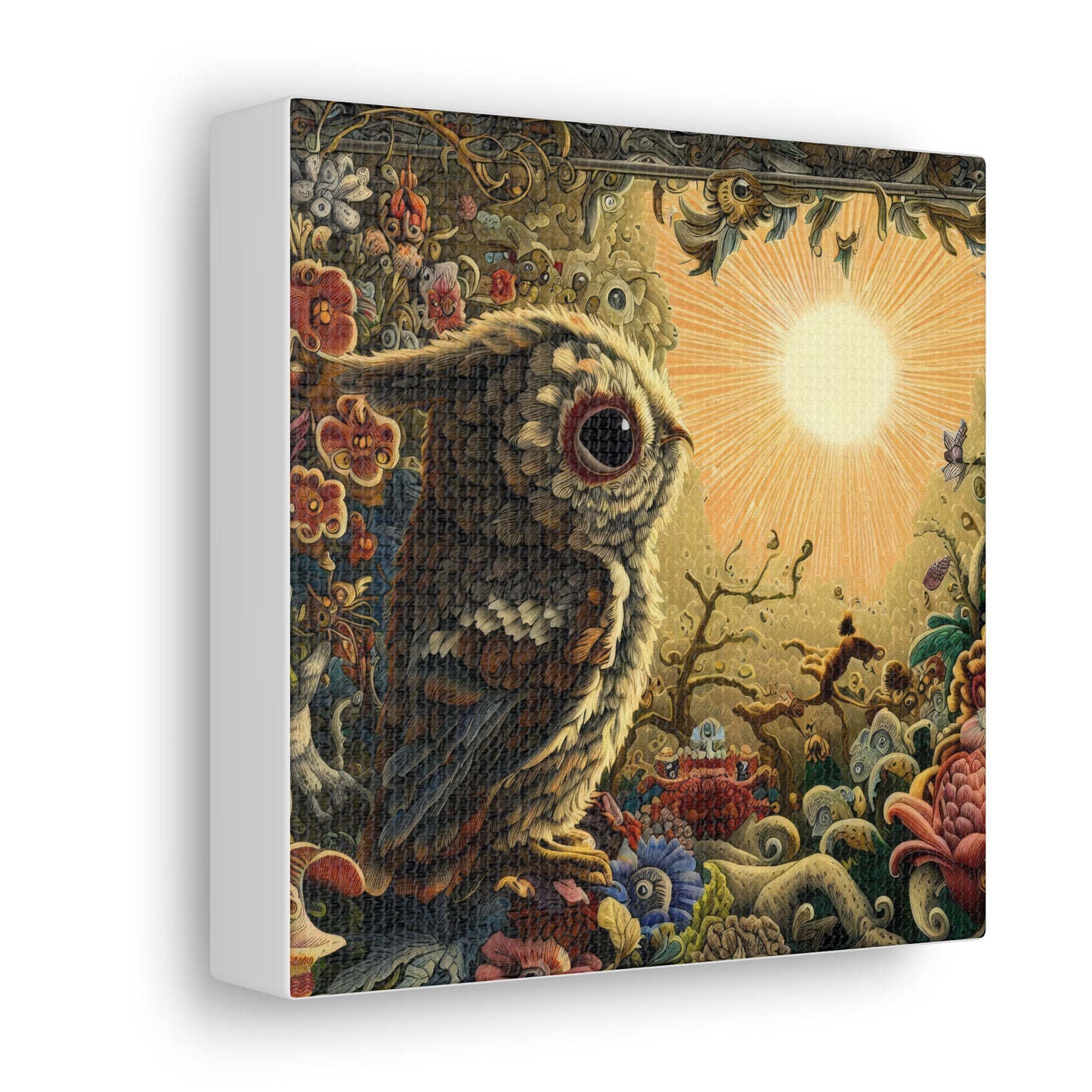 North Carolina Owl - Canvas Wall Art