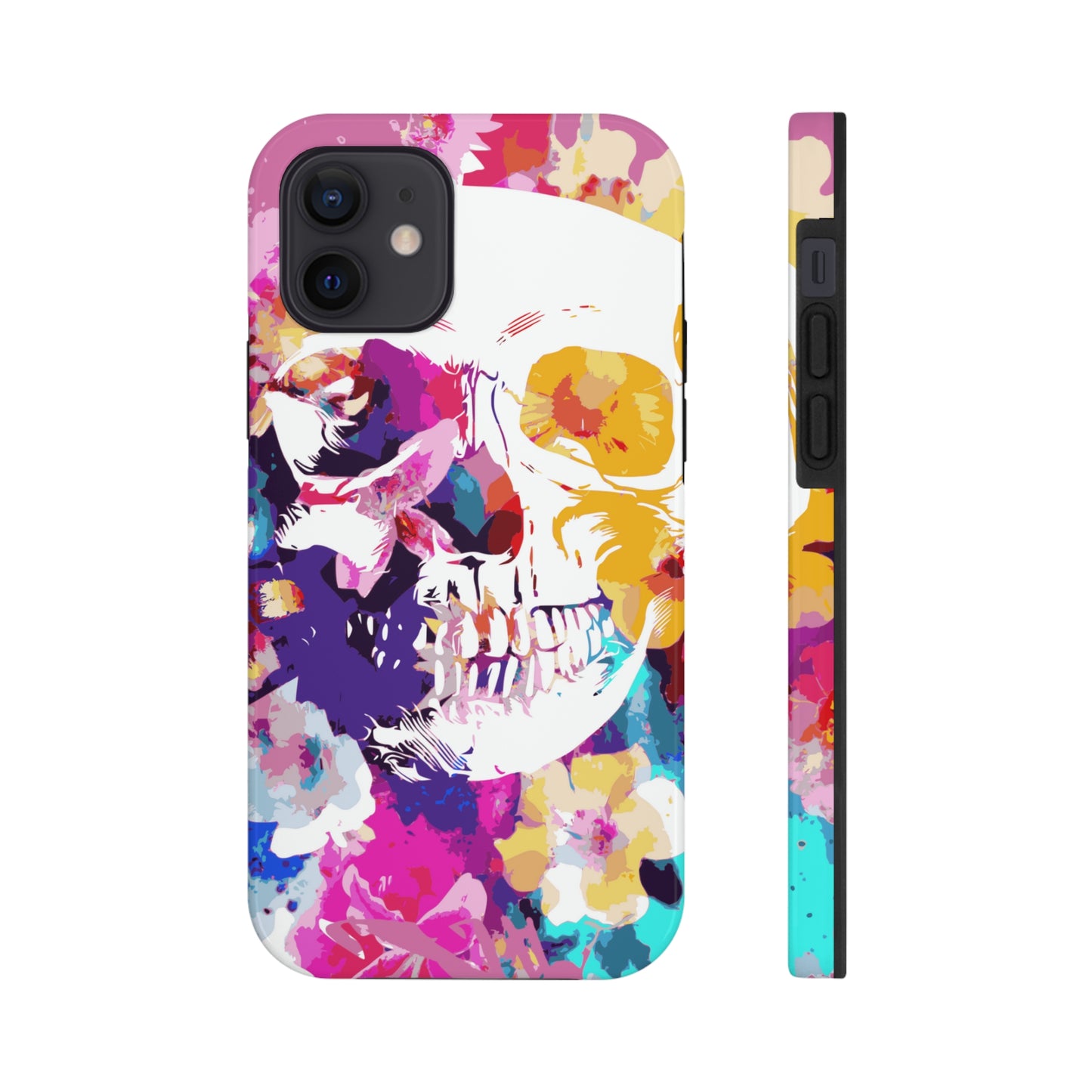 Skull and Bloom Tough Phone Case