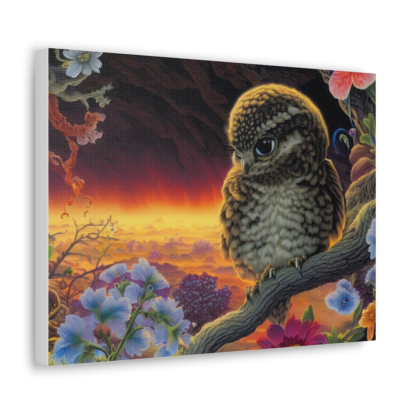 New Jersey Owl - Canvas Wall Art