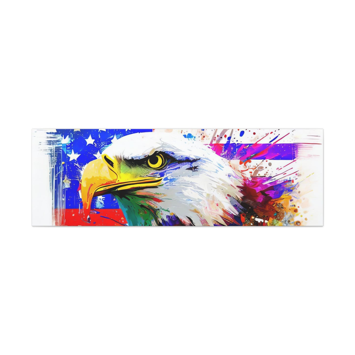 American Eagle Flag  - Canvas Wall Art