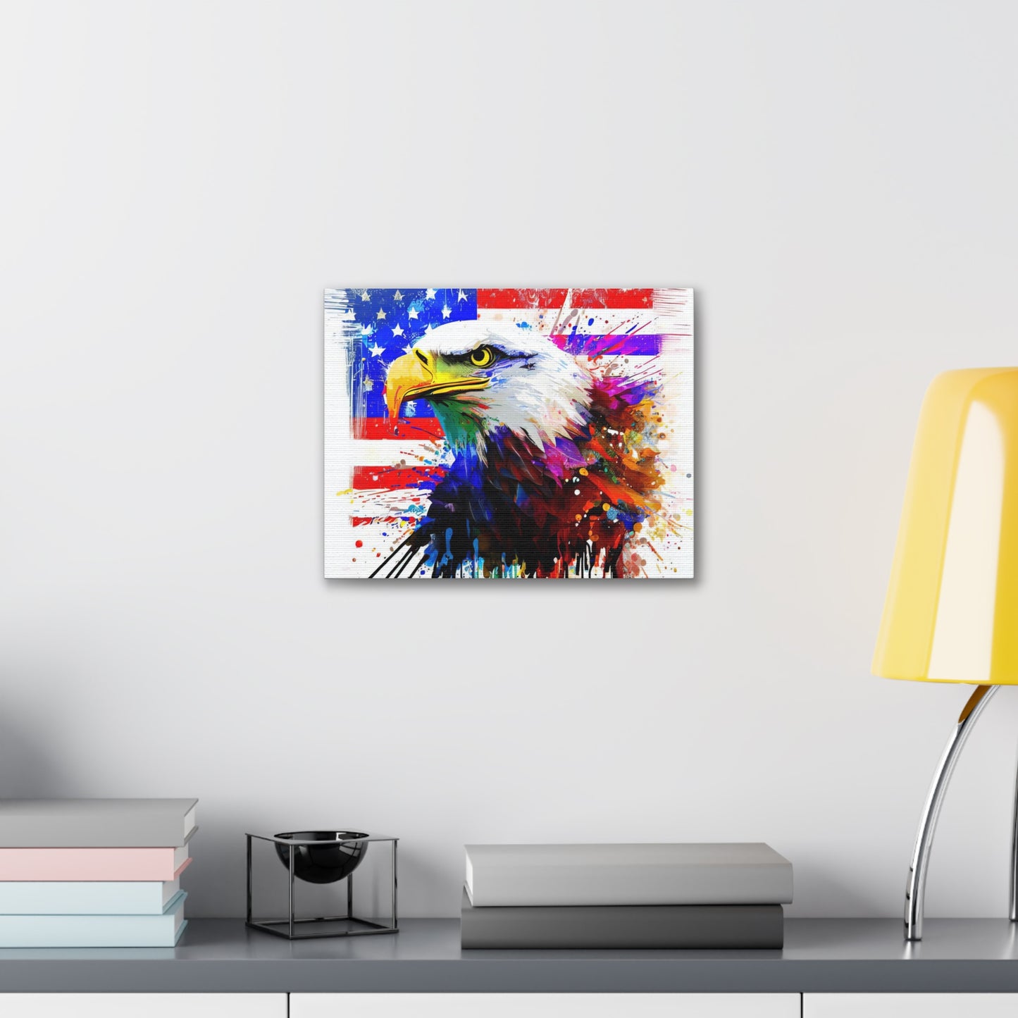 American Eagle Flag  - Canvas Wall Art