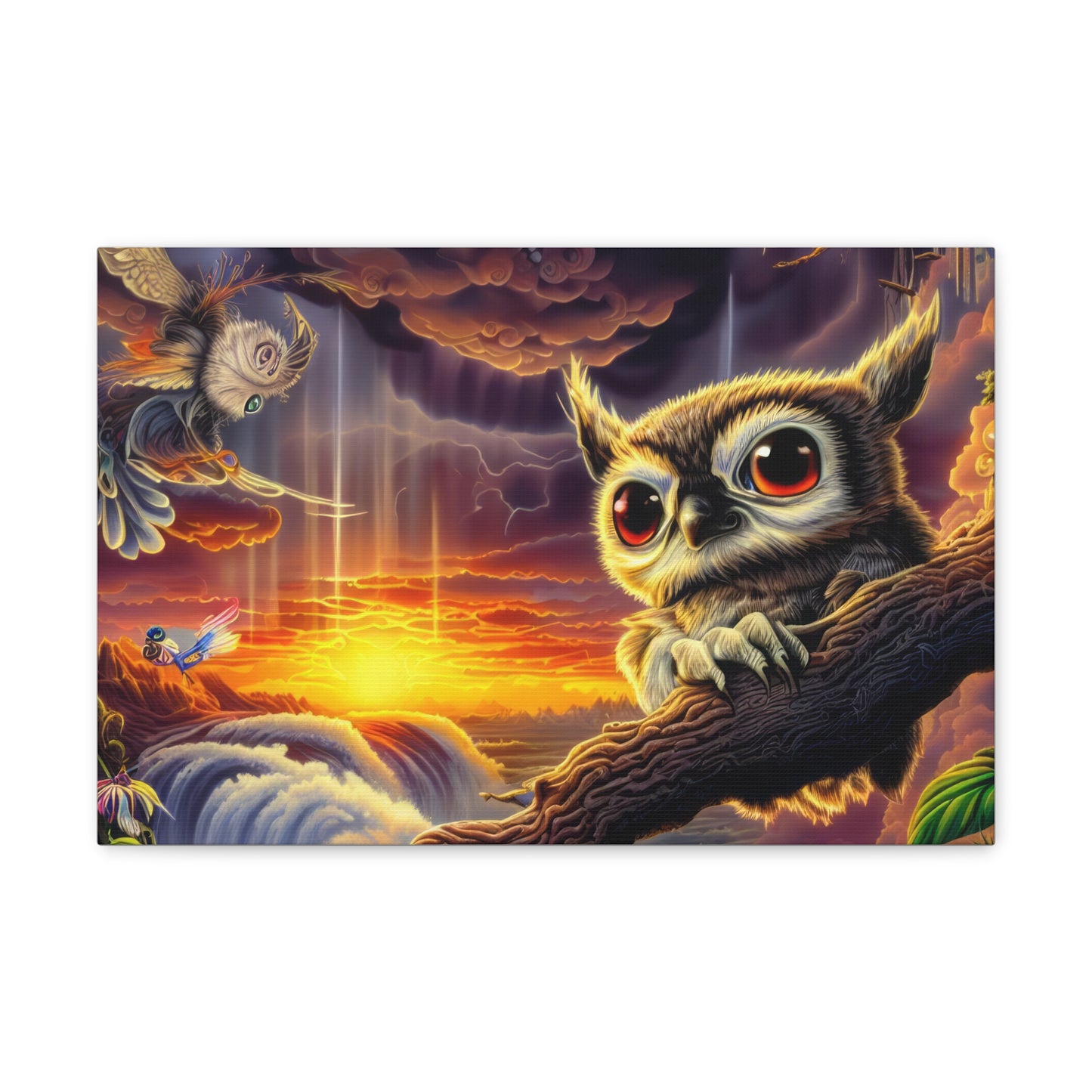 Agamemon Owl - Canvas Wall Art