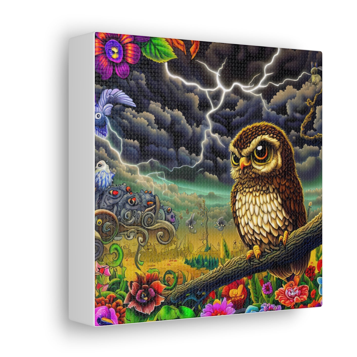 Oklahoma Owl - Canvas Wall Art