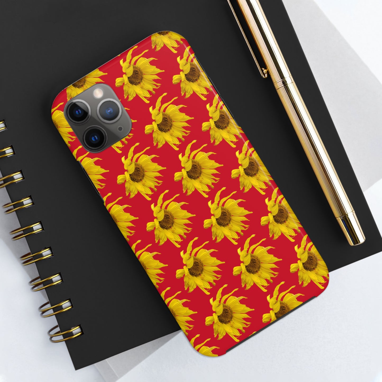 Fall Sunflower Red Tough Phone Case