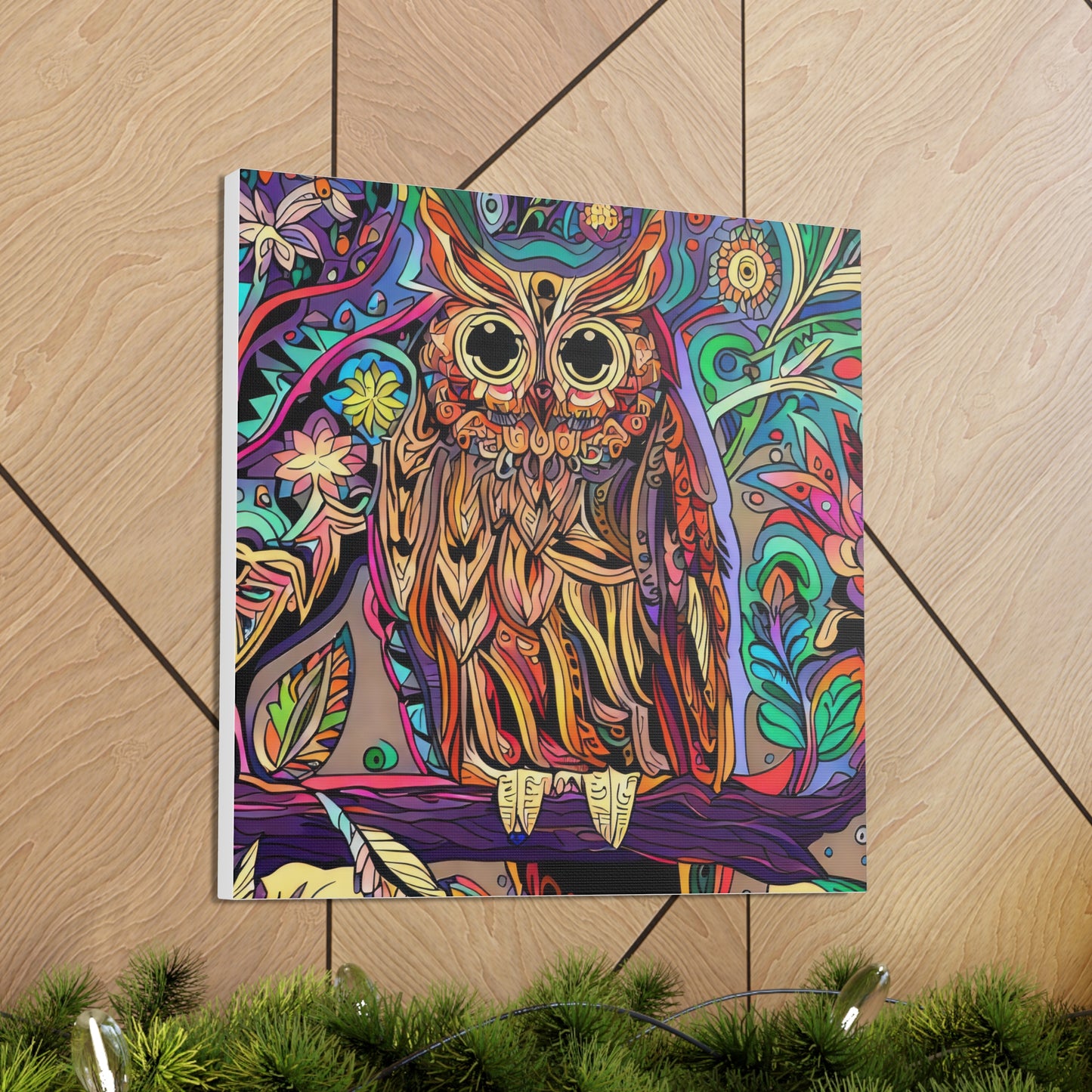 Nevada Owl  - Canvas Wall Art