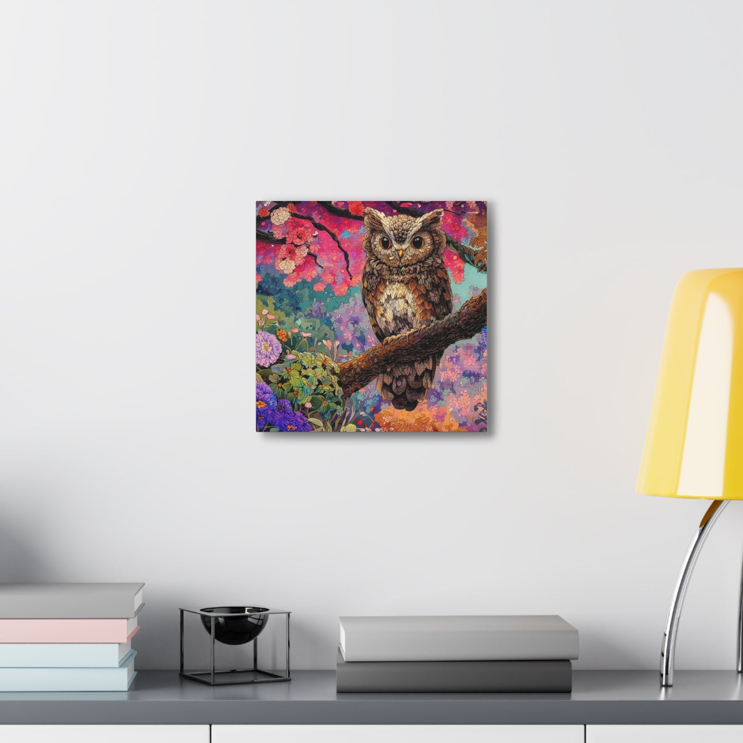 Nebraska Owl - Canvas Wall Art