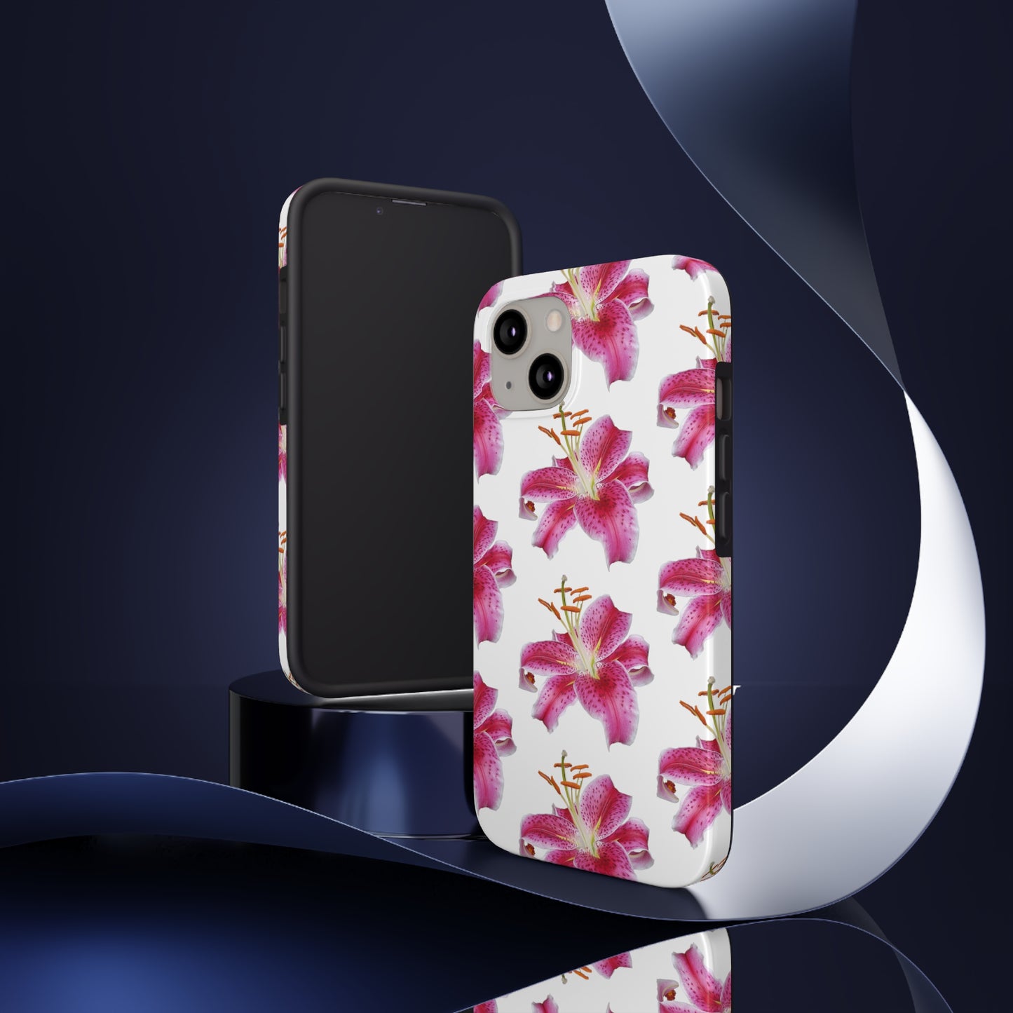 Stargazer Lily White Tough Phone Case