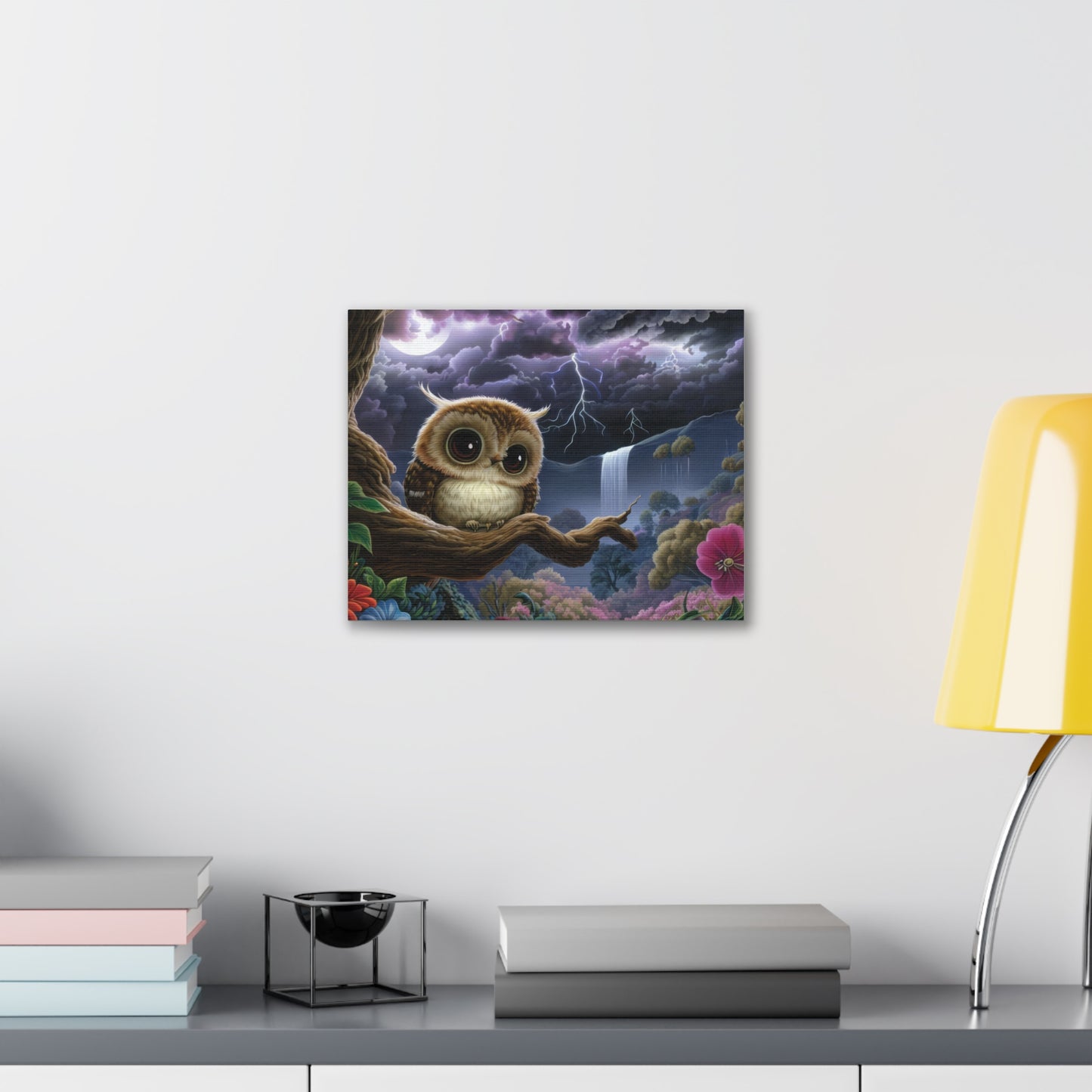 Rhode Island Owl - Canvas Wall Art