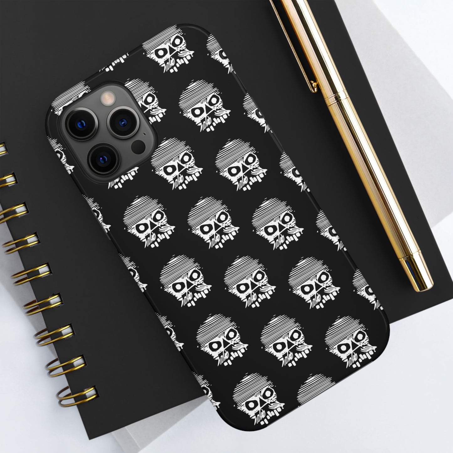 Skull Black Tough Phone Case