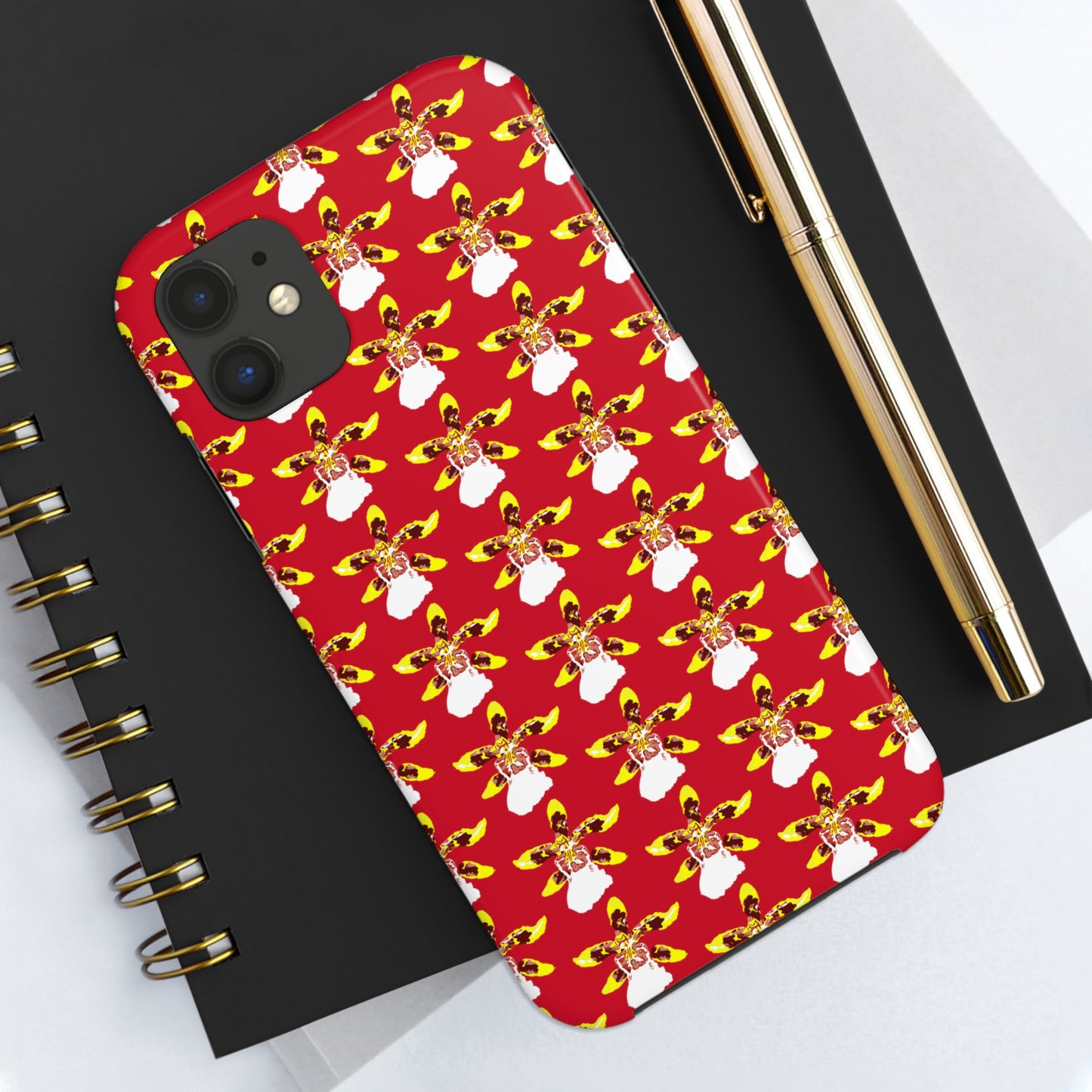 Tiger Orchid Red Tough Phone Case