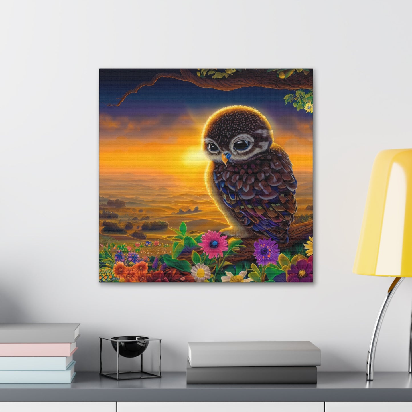 Ohio Owl - Canvas Wall Art