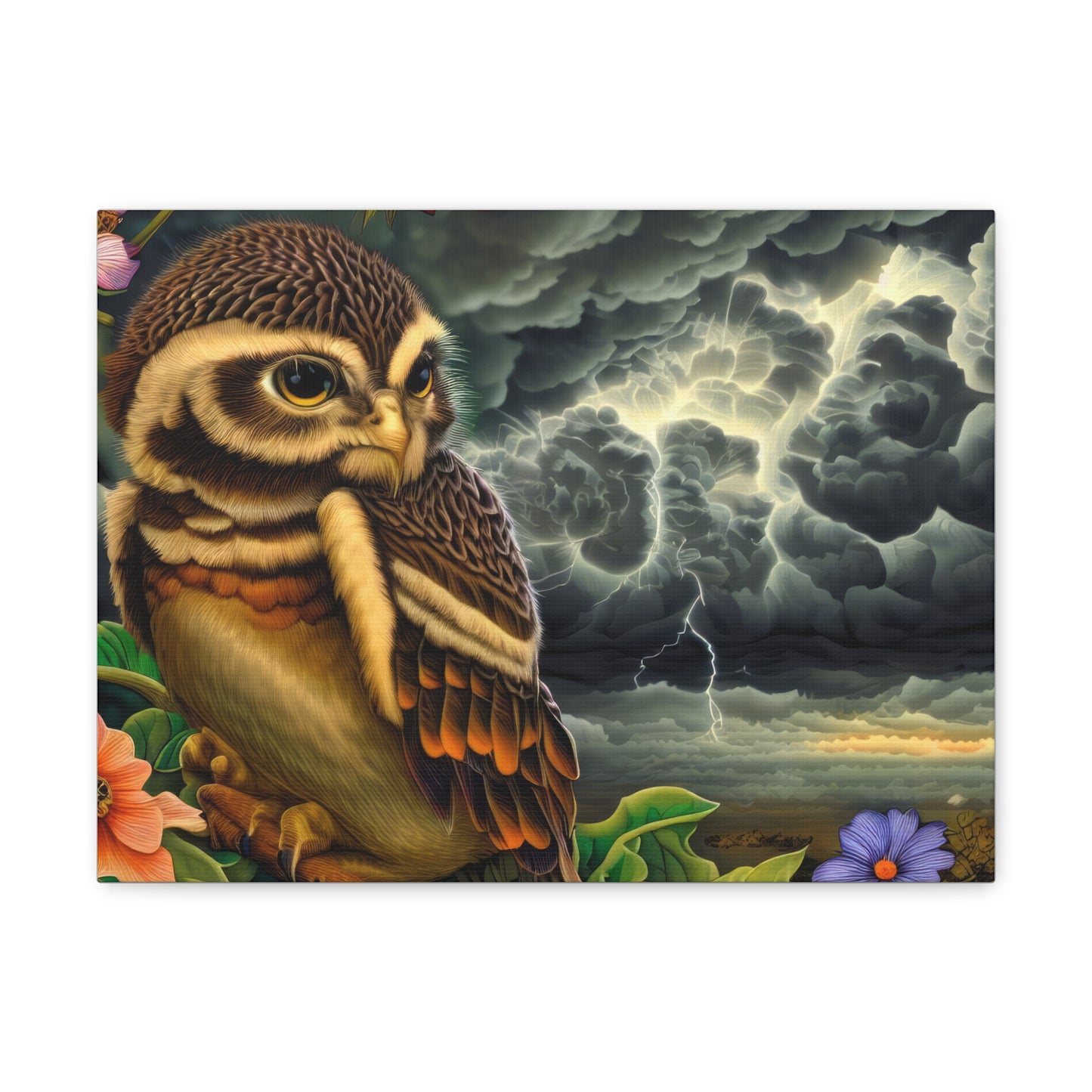 Aeolus Owl - Canvas Wall Art