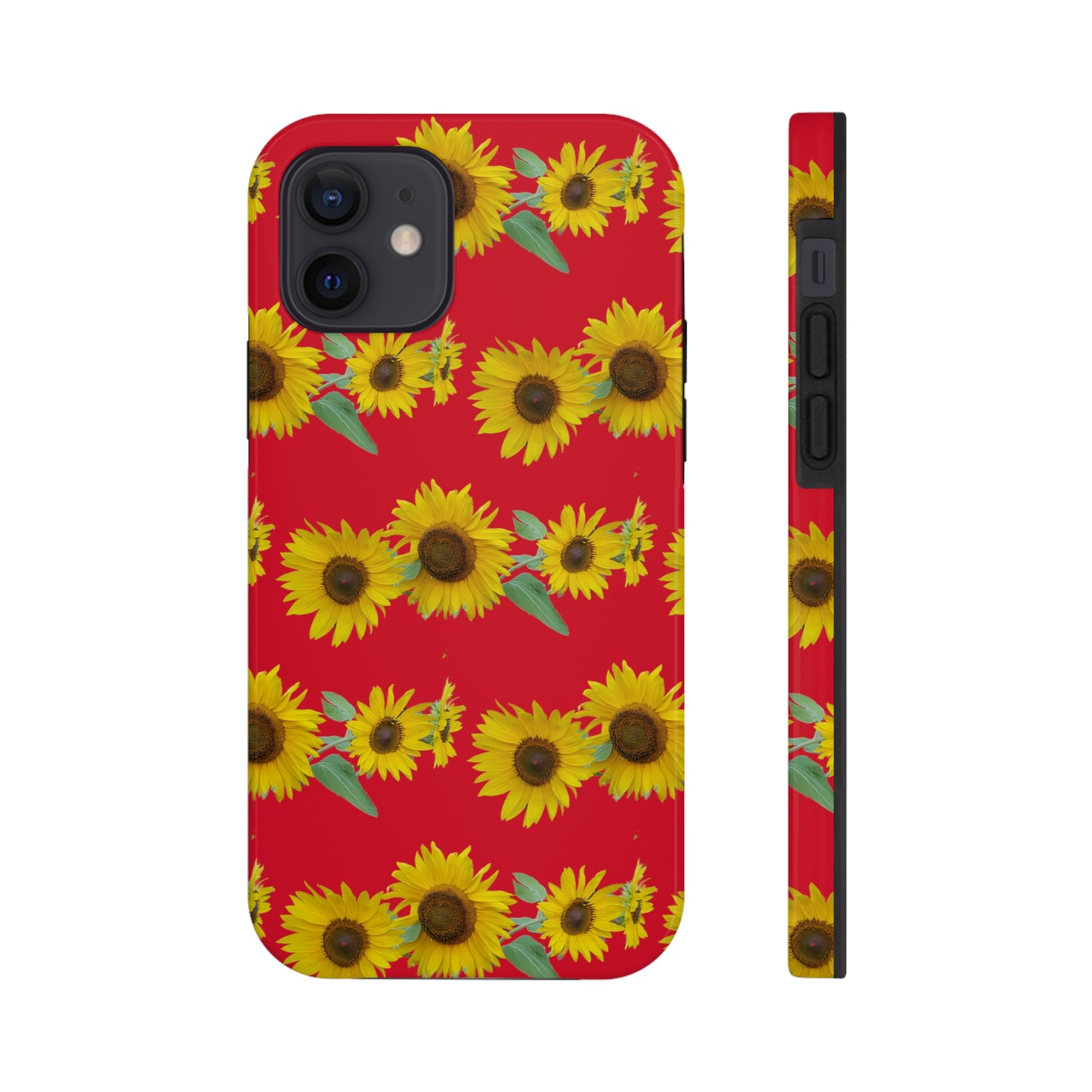 Sunflower Cluster RedTough Phone Case