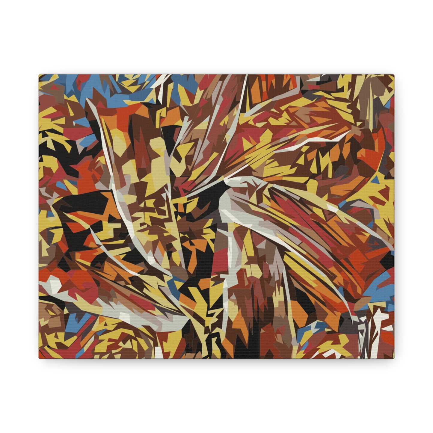 Abstract Floral Fiesta Canvas Gallery Wraps