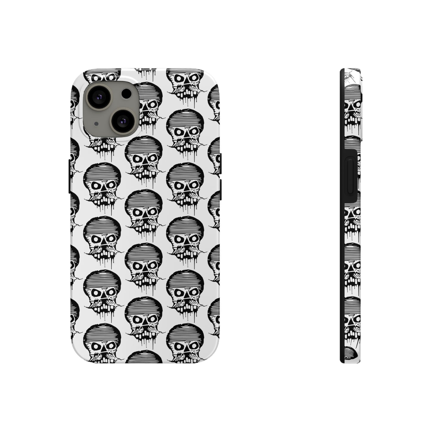 Skull White Tough Phone Case