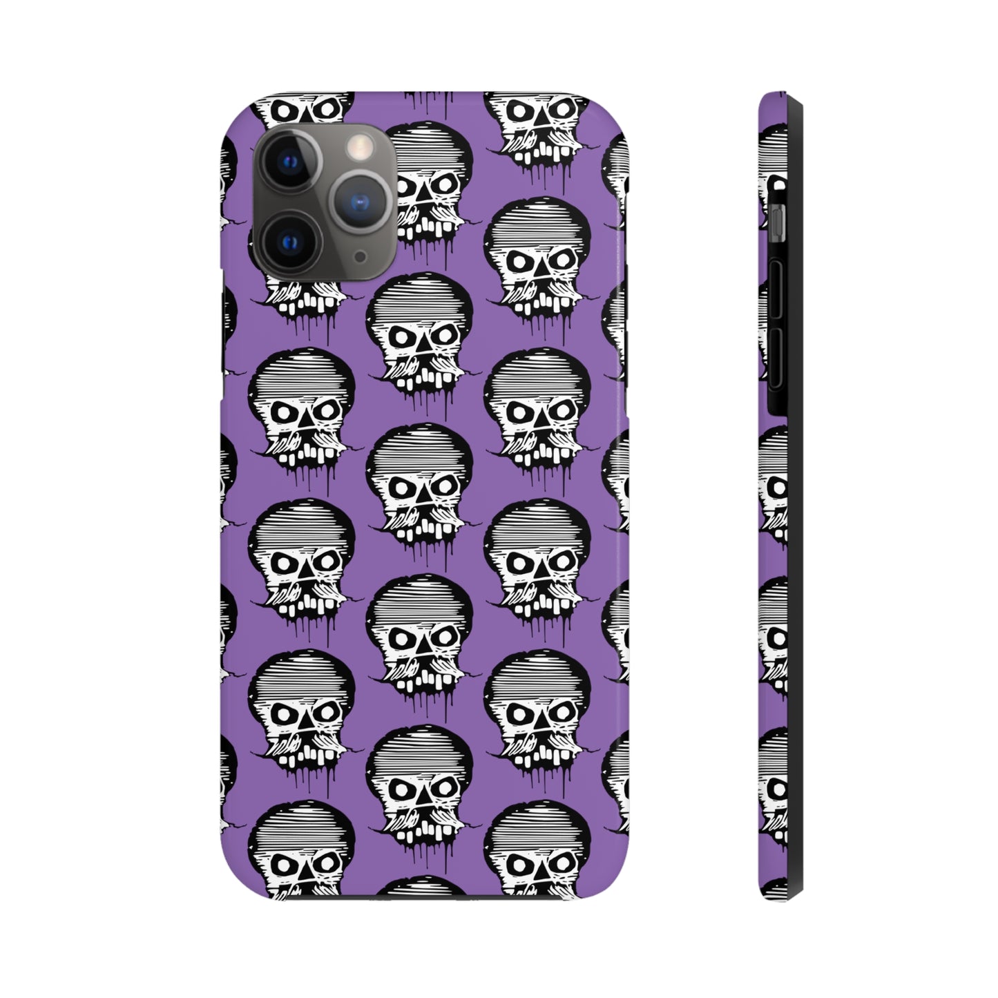 Skull Purple Tough Phone Case