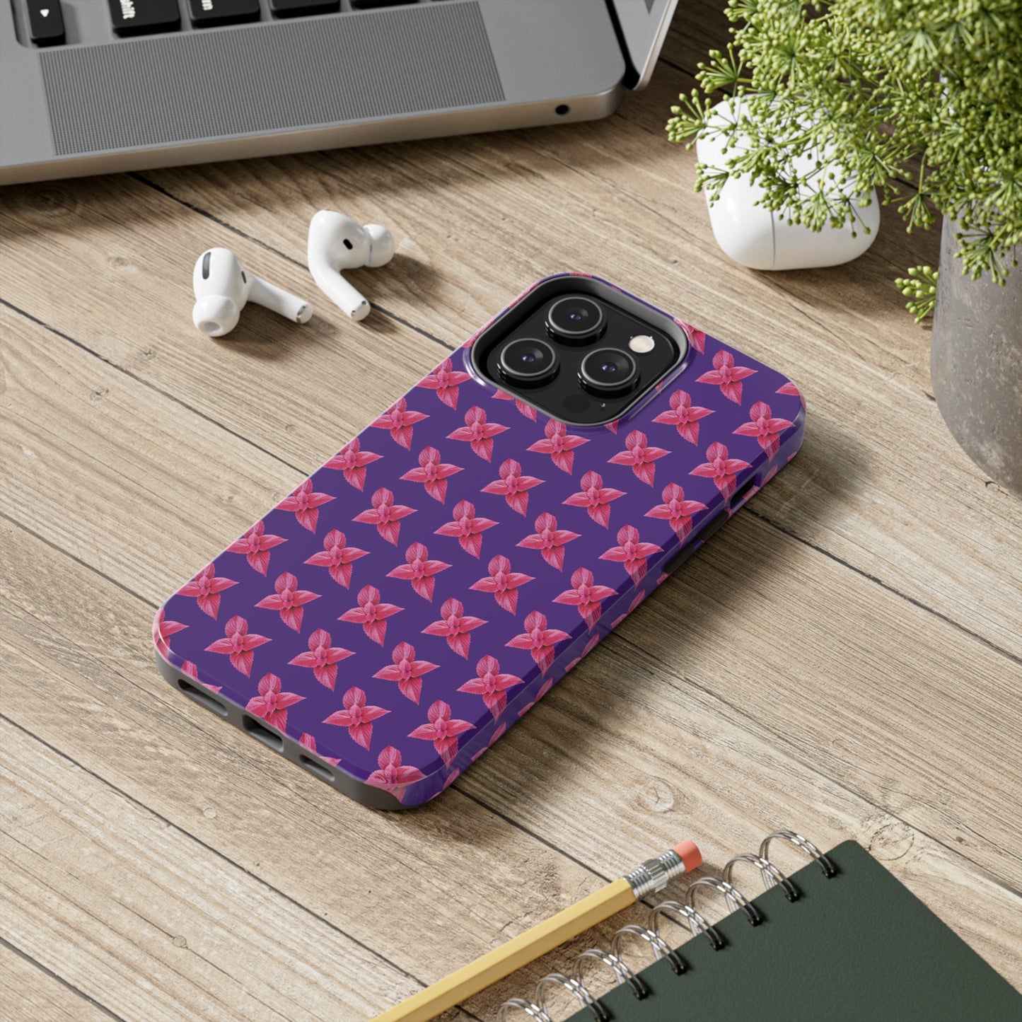 Coleus Purple Tough Phone Case