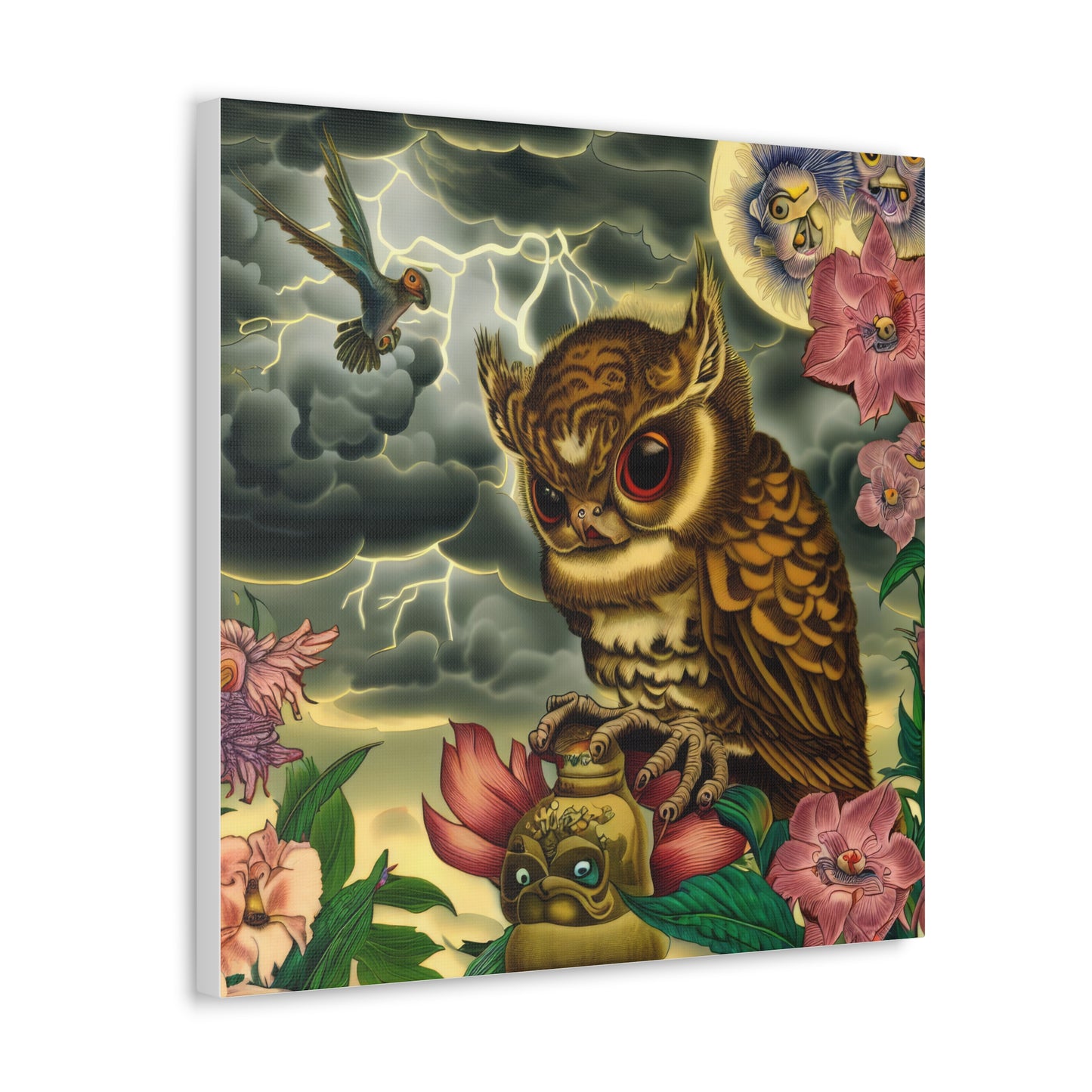 Indiana Owl - Canvas Wall Art