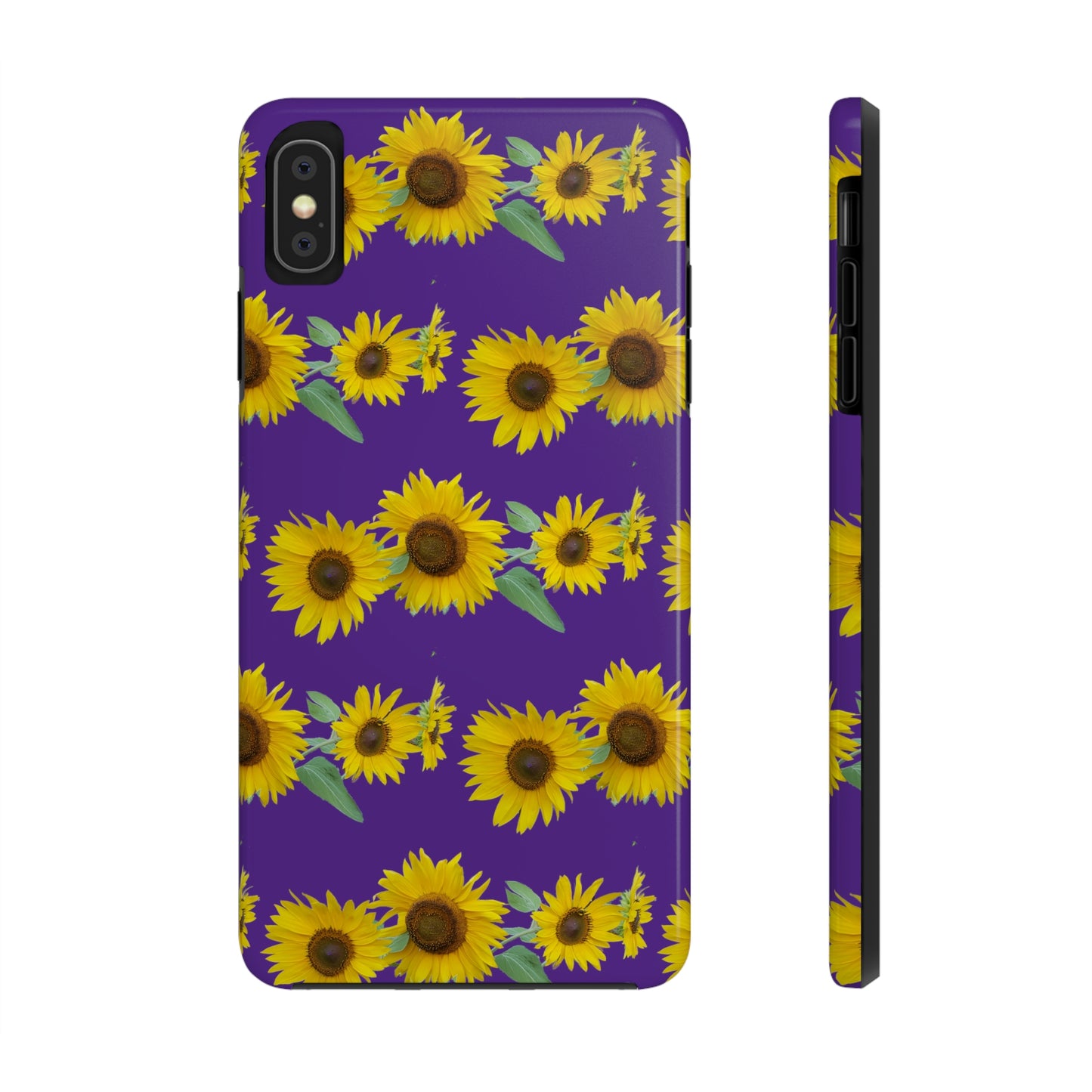 Sunflower Cluster Purple Tough Phone Case