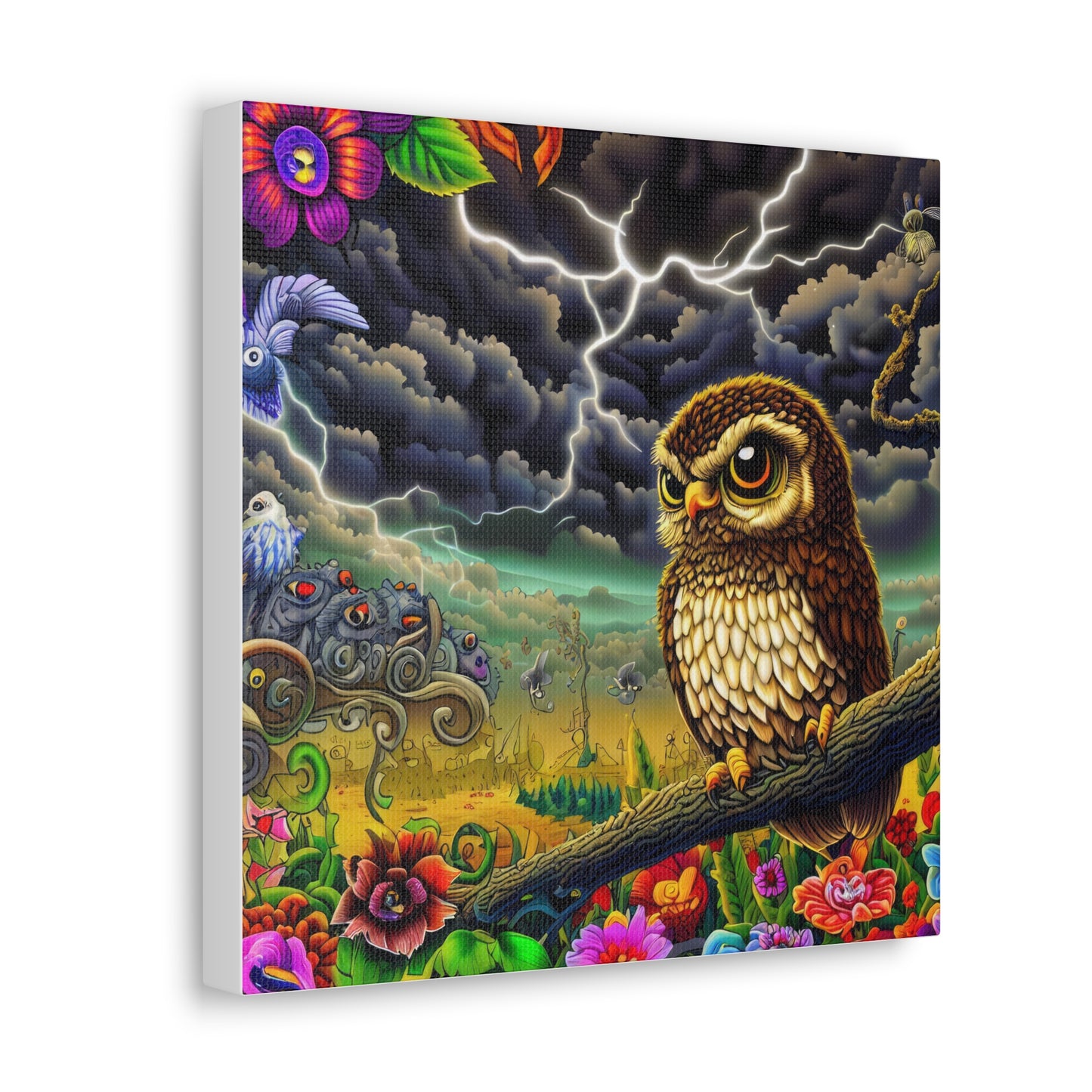 Oklahoma Owl - Canvas Wall Art