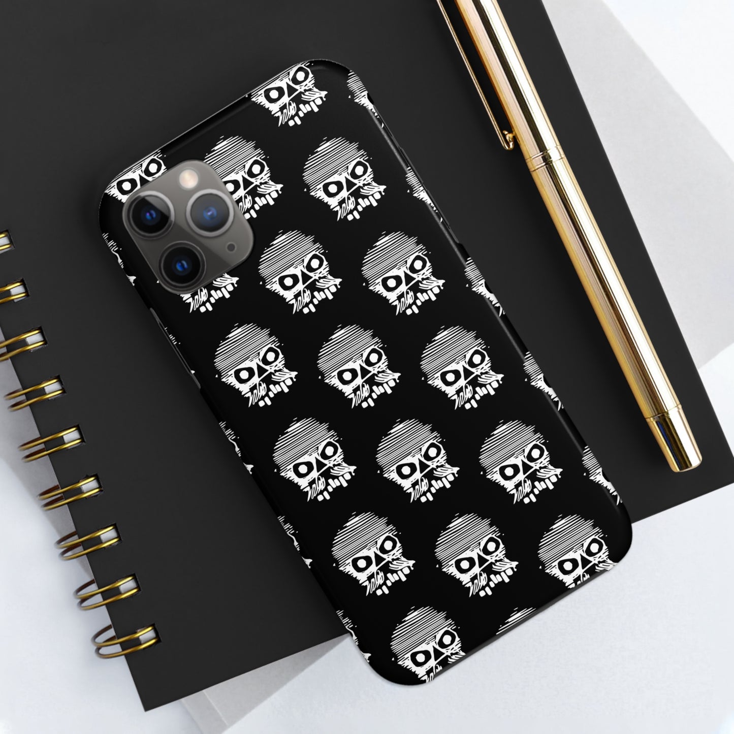 Skull Black Tough Phone Case