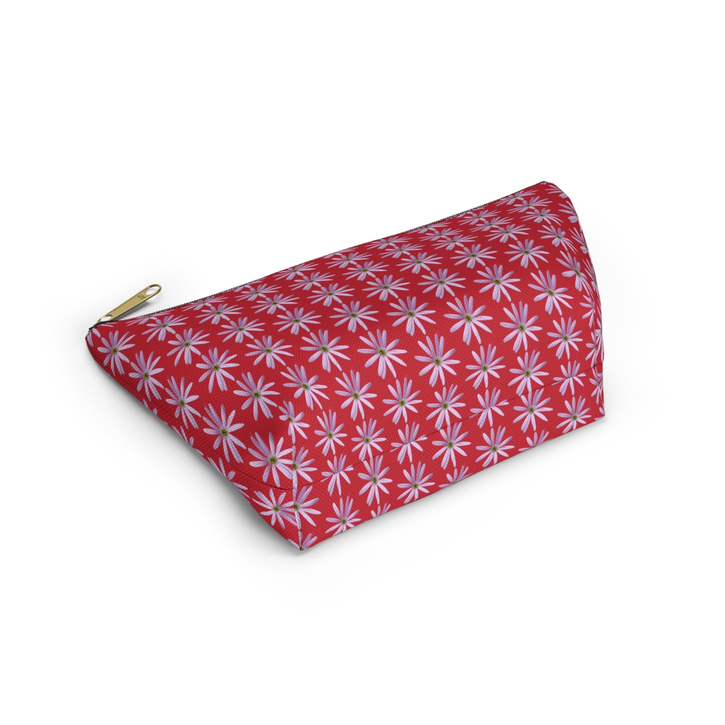 Aster Flower Accessory Pouch w T-bottom