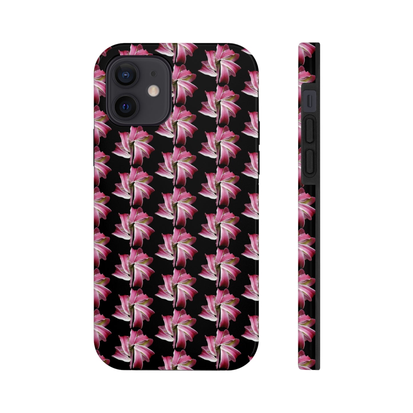 Morning Lily Black Tough Phone Case