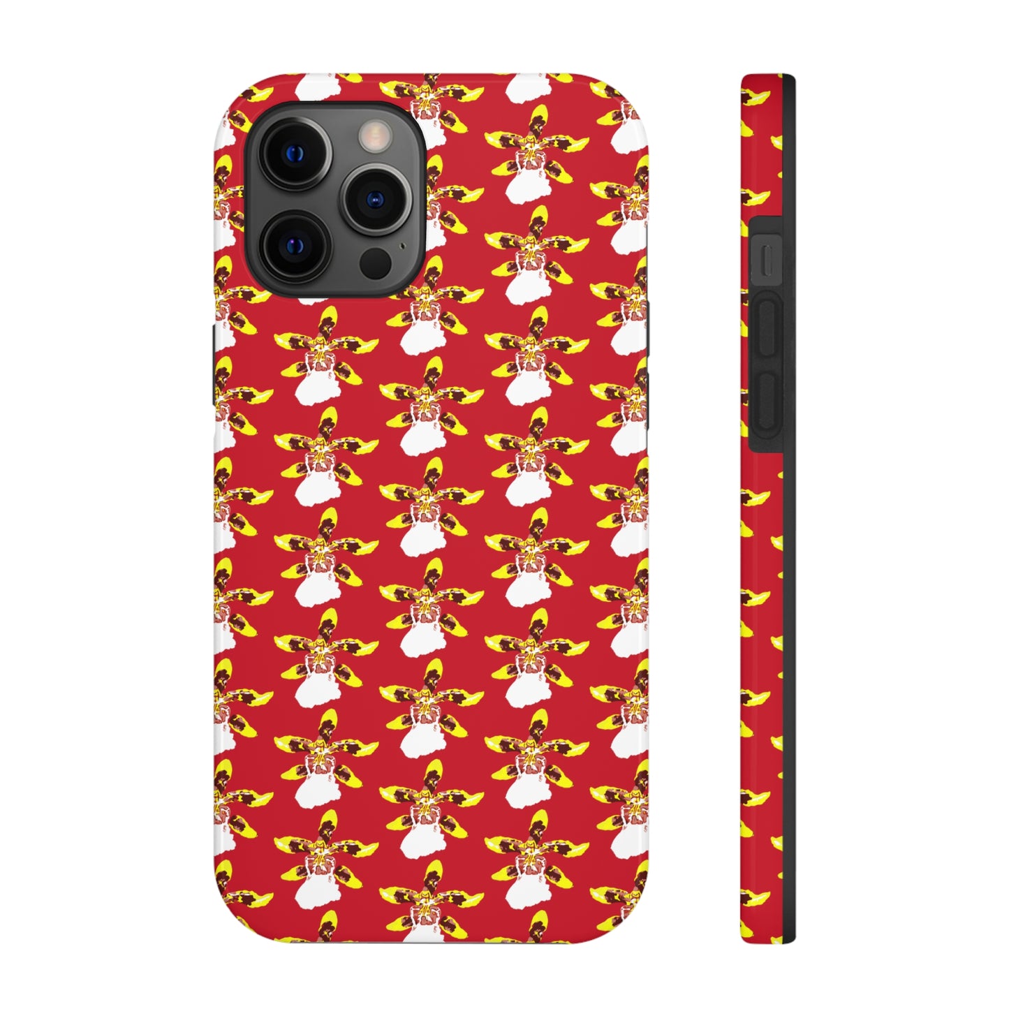 Tiger Orchid Red Tough Phone Case