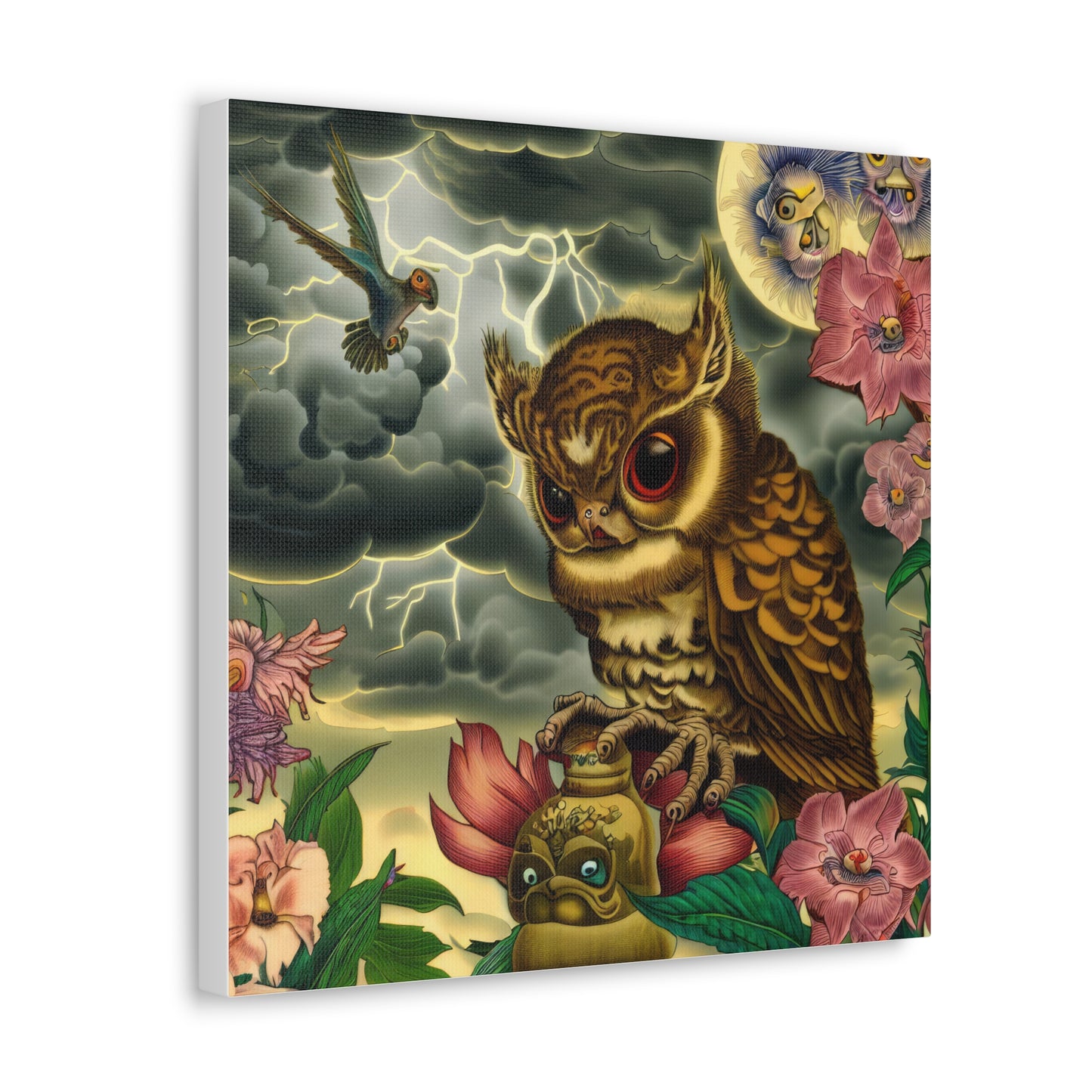 Indiana Owl - Canvas Wall Art