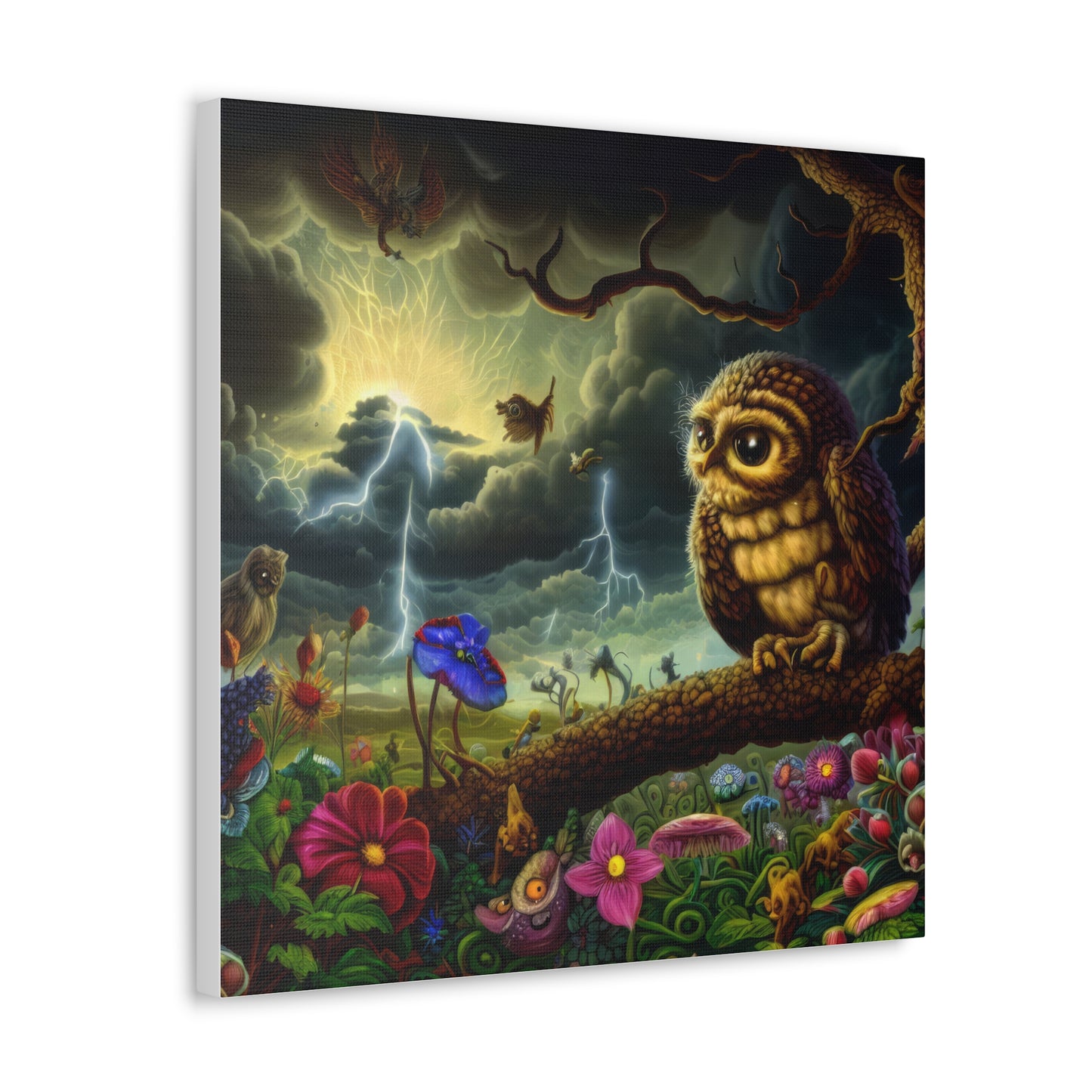 Vermont Owl - Canvas Wall Art