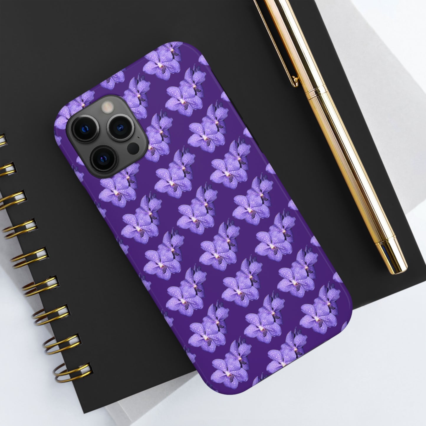 Blue Orchid Purple Tough Phone Case