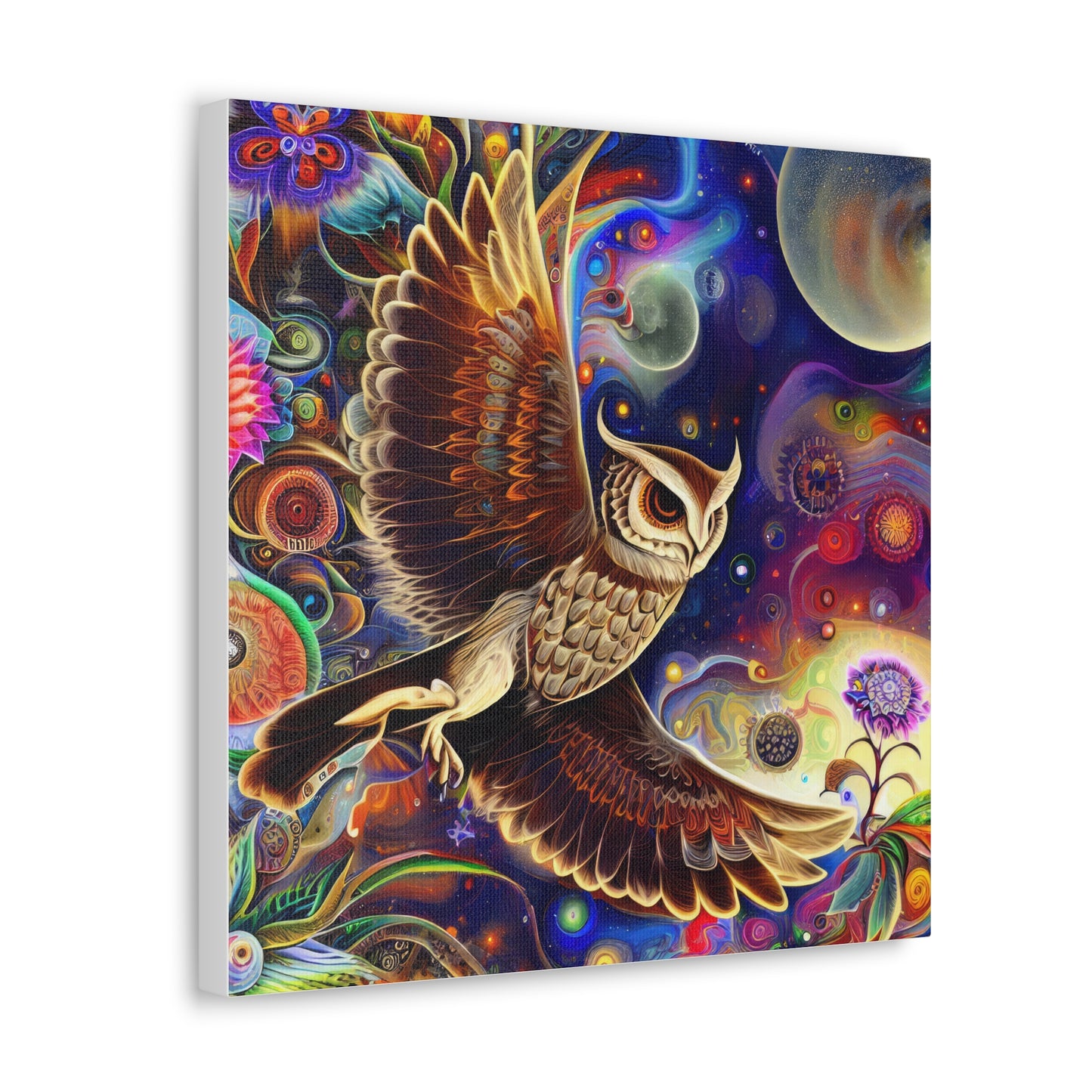 Michigan Owl - Canvas Wall Art