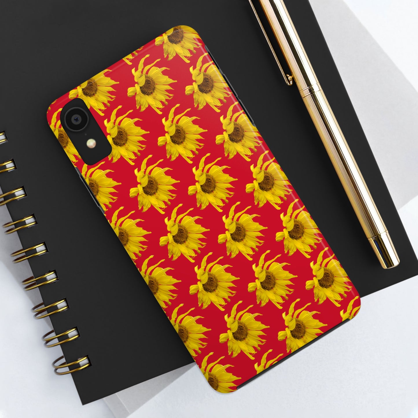 Fall Sunflower Red Tough Phone Case