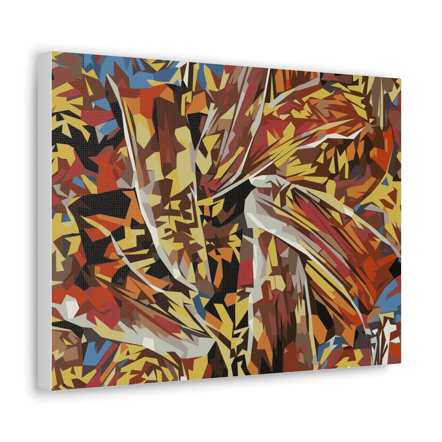 Abstract Floral Fiesta Canvas Gallery Wraps