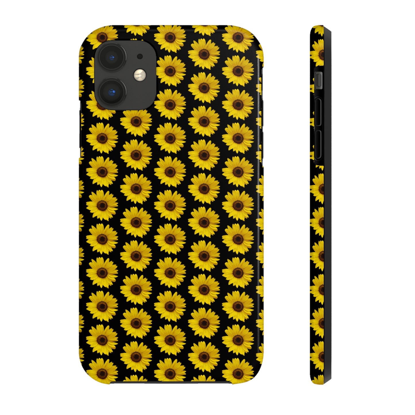 Sunflower Black Tough Phone Case