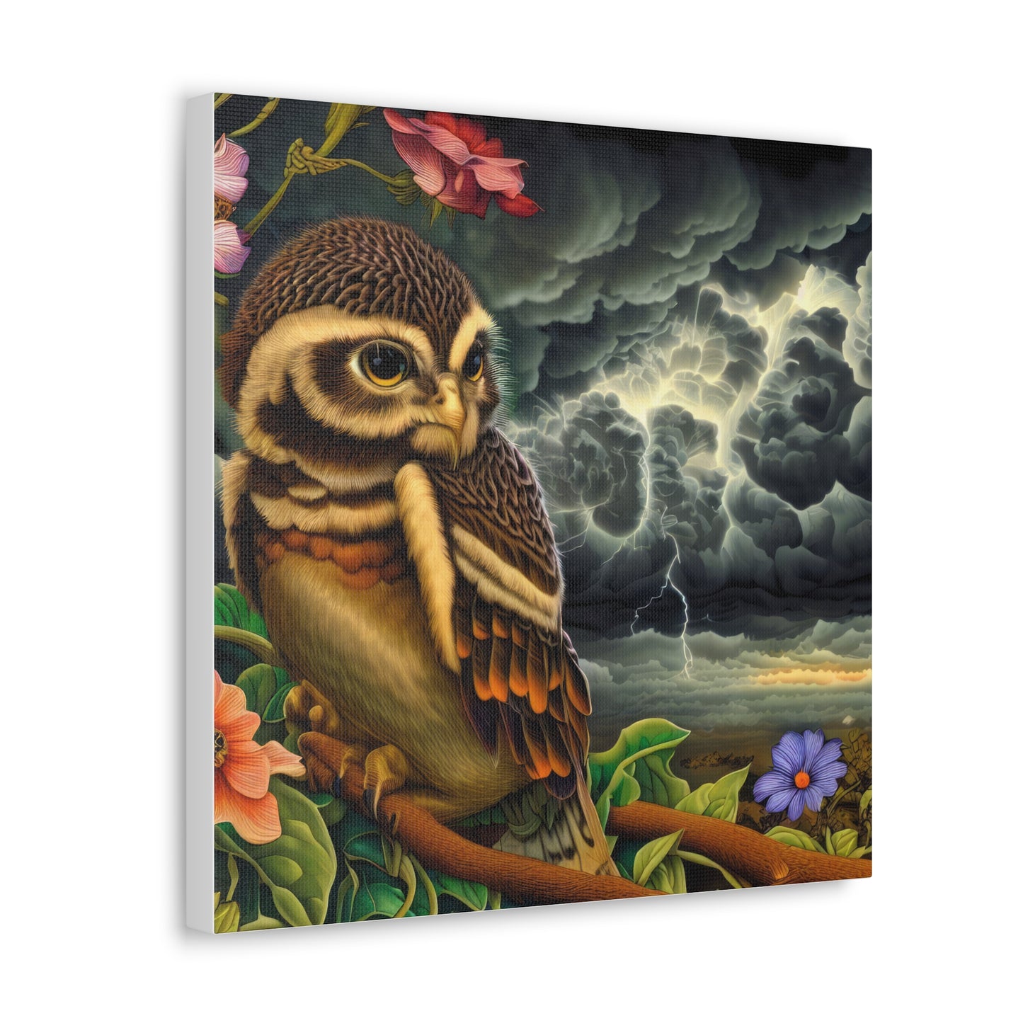 Aeolus Owl - Canvas Wall Art