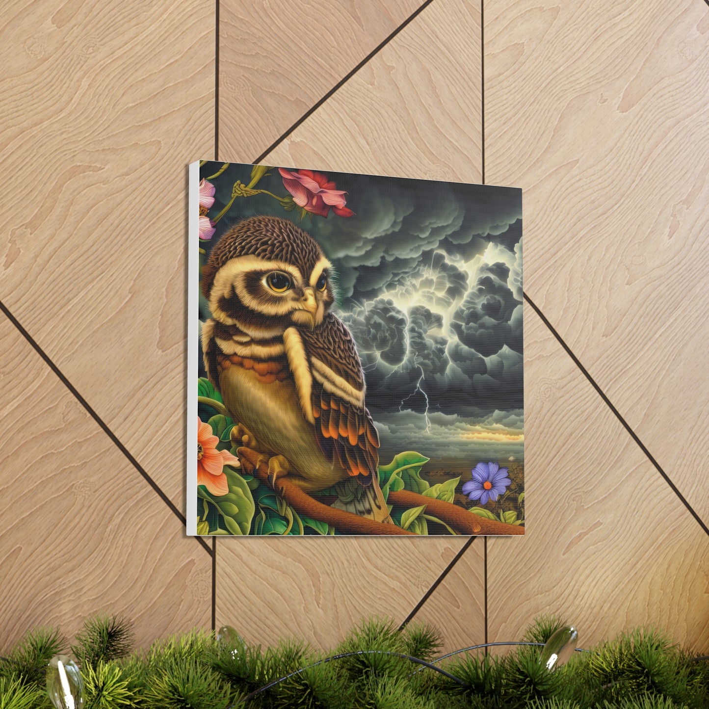 Aeolus Owl - Canvas Wall Art