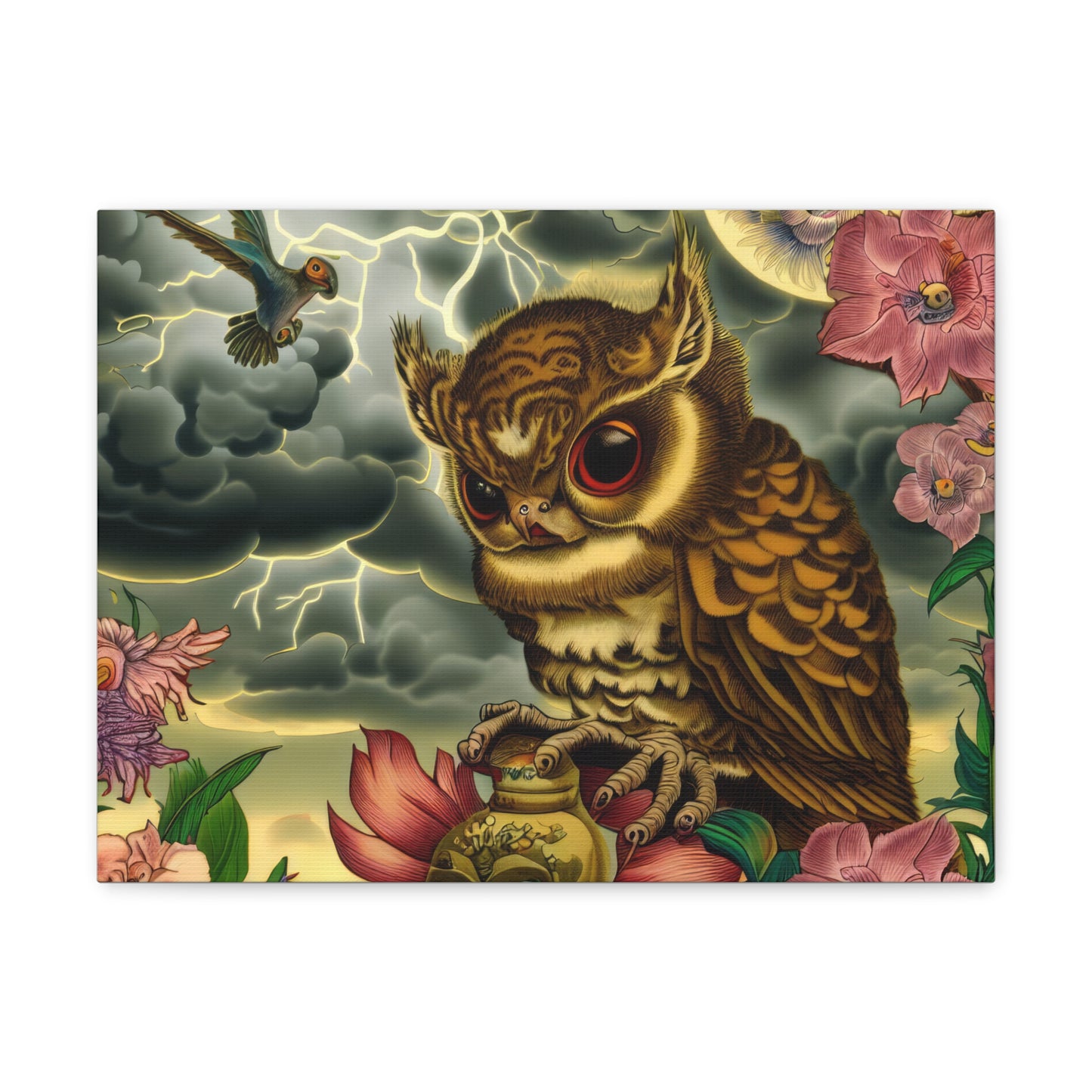 Indiana Owl - Canvas Wall Art