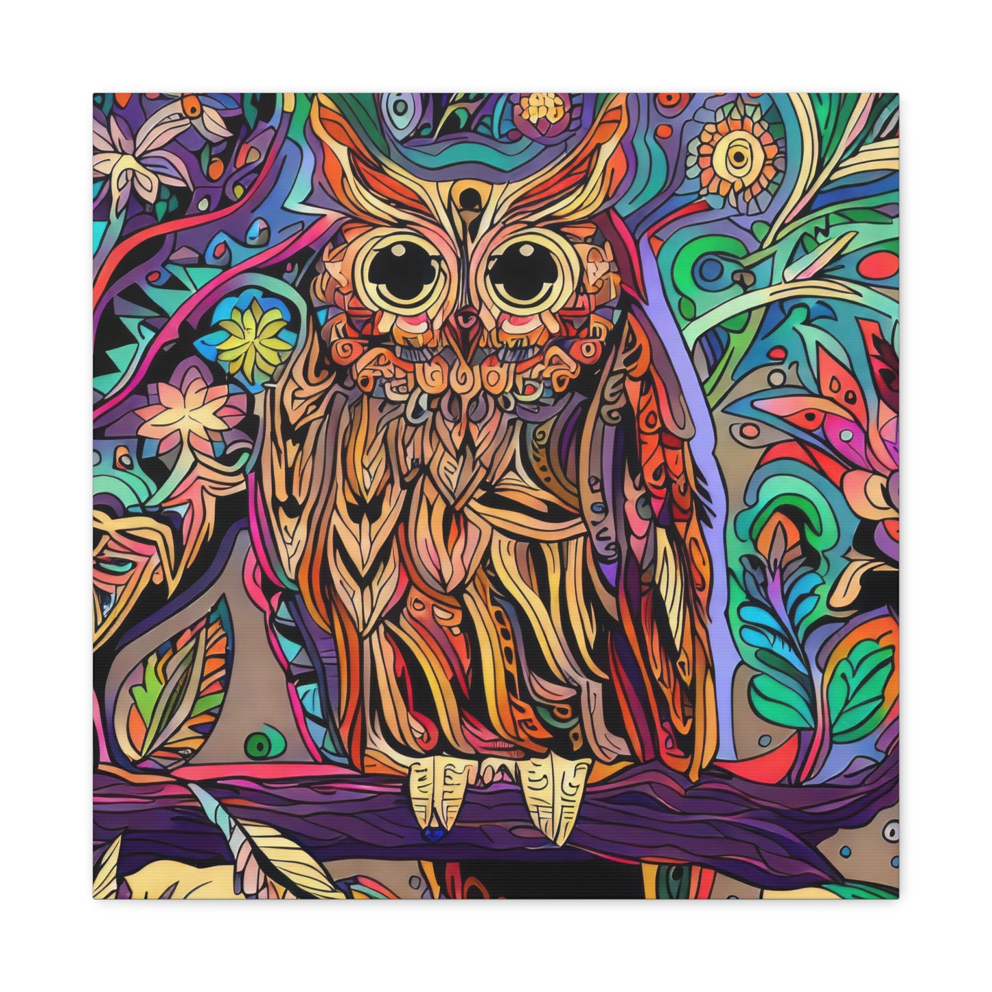 Nevada Owl  - Canvas Wall Art