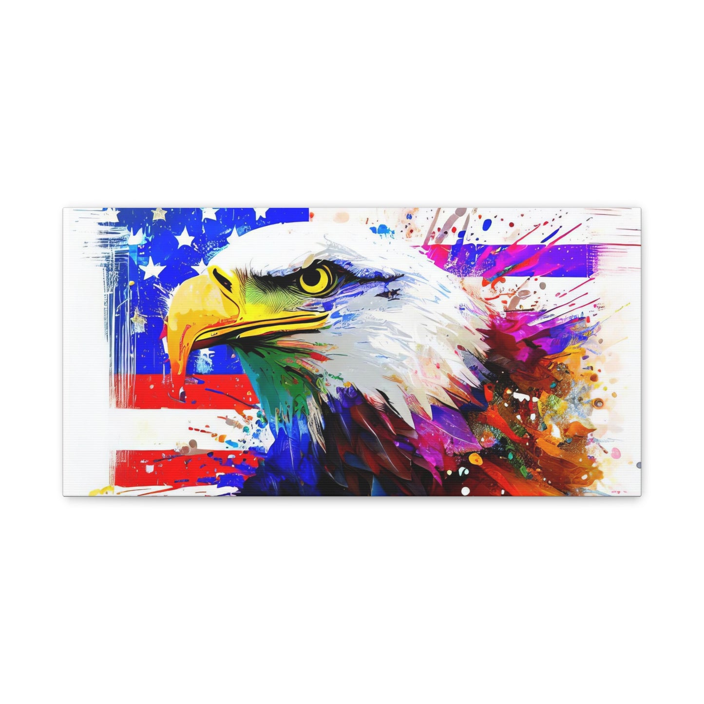 American Eagle Flag  - Canvas Wall Art