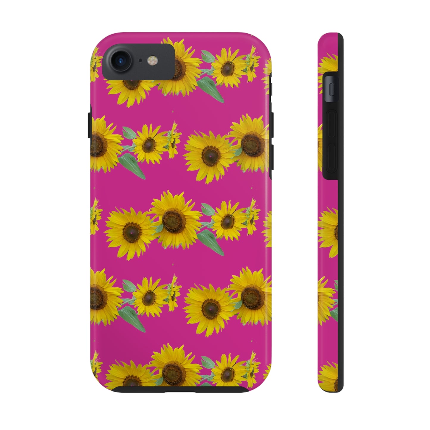 Sunflower Cluster Pink Tough Phone Case