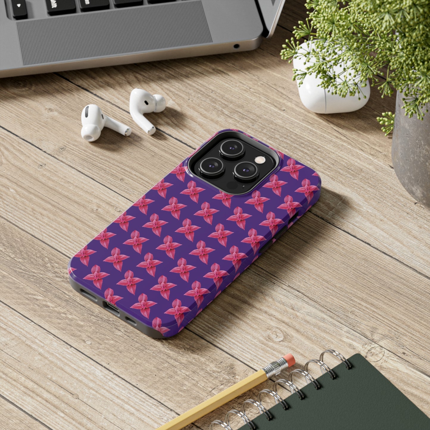 Coleus Purple Tough Phone Case