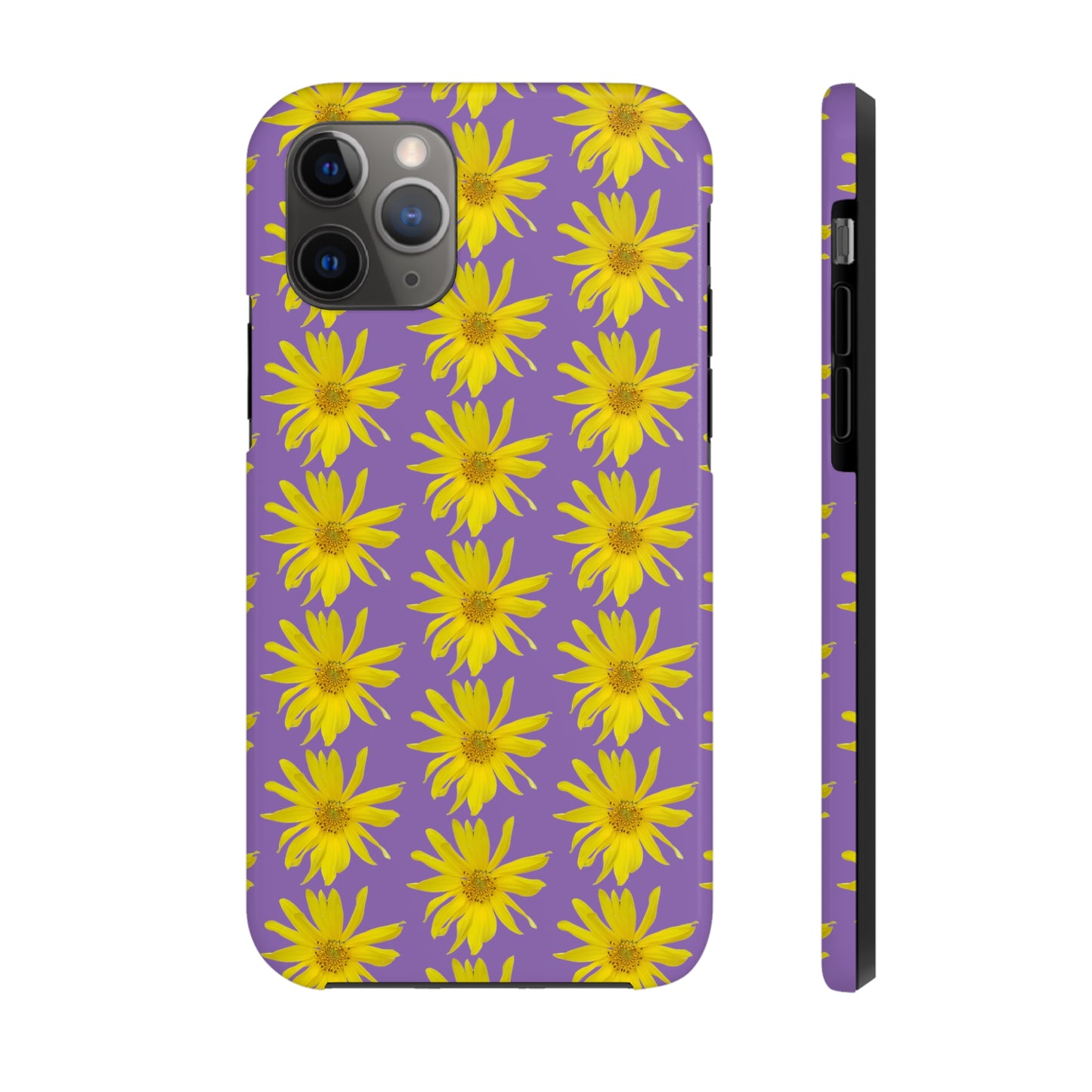 Wild Sunflower Purple Tough Phone Case