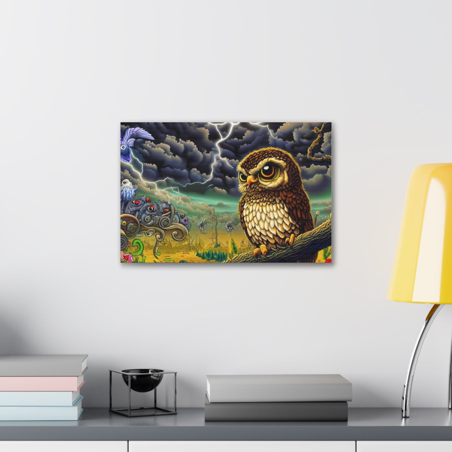 Oklahoma Owl - Canvas Wall Art